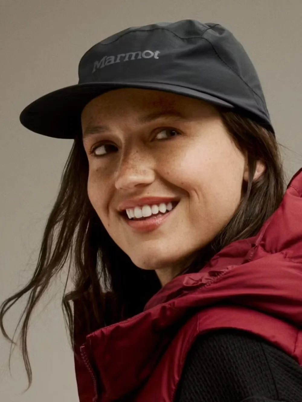 Marmot Minimalist Pertex Rain Cap Black Adjustable - Unisex (missing toggle)